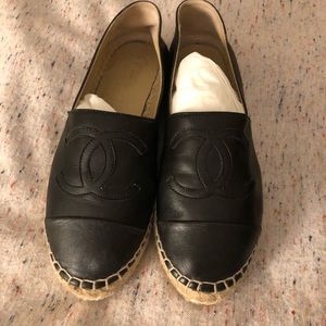 Chanel Lambskin Espedrilles